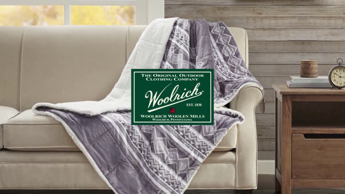 Woolrich tasha oversized mink to berber heated discount throw